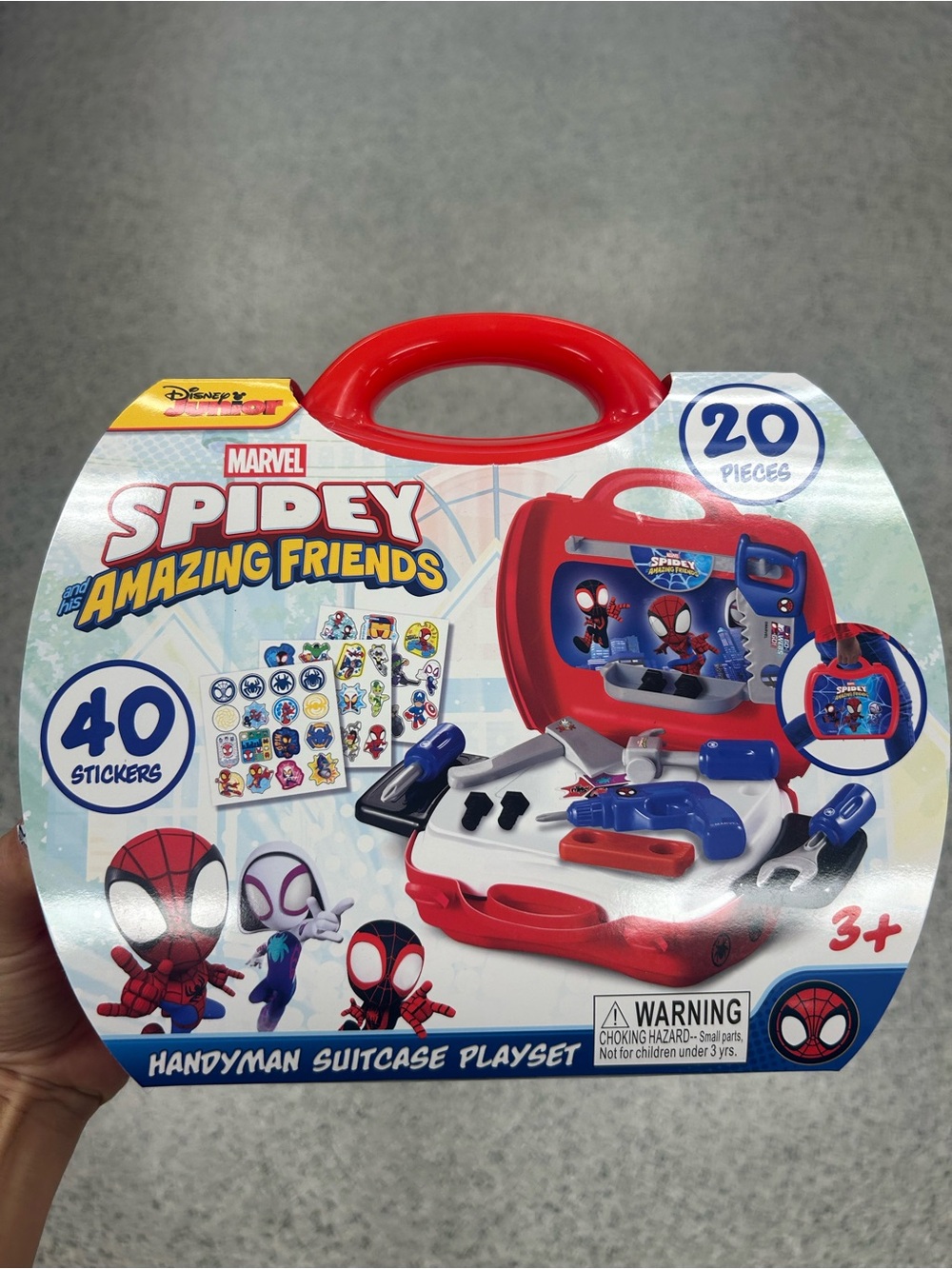 Limited edition Marvel Spidey Amazing Friends Handyman Suitcase Playset